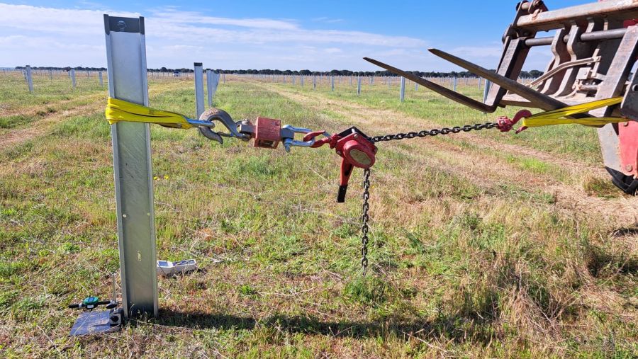Montaje mecánico de plantas fotovoltaicas