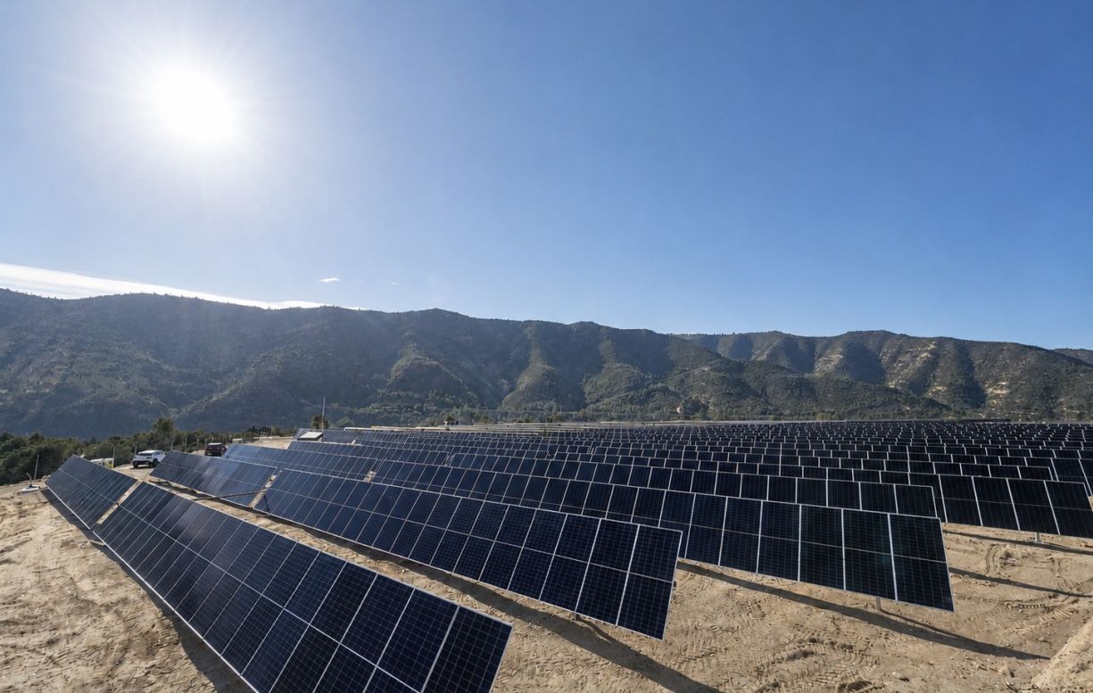 Montaje Módulos Planta Fotovoltaica